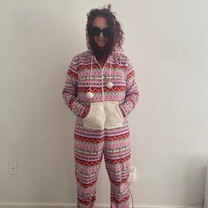 Cozy Multicolor Hooded Onesie